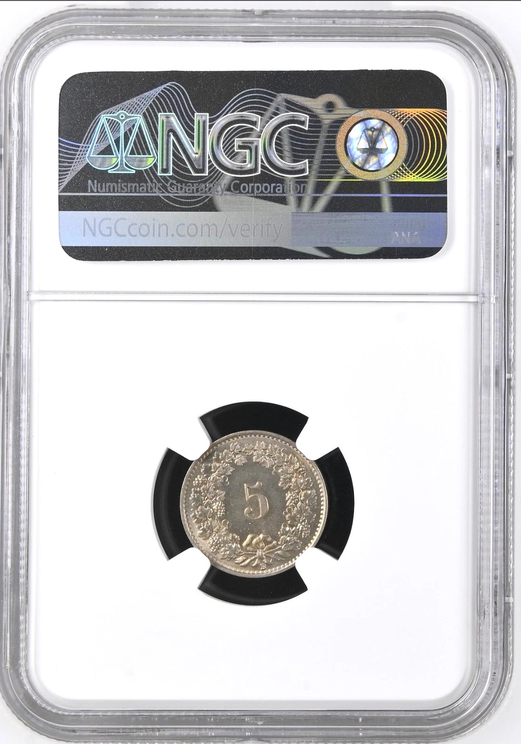 Schweiz 5 Rappen 1930 | Aussergewöhnlicher Gem Mint State  |  NGC MS65 Kabinettstück, nur zwei höher bewertet!