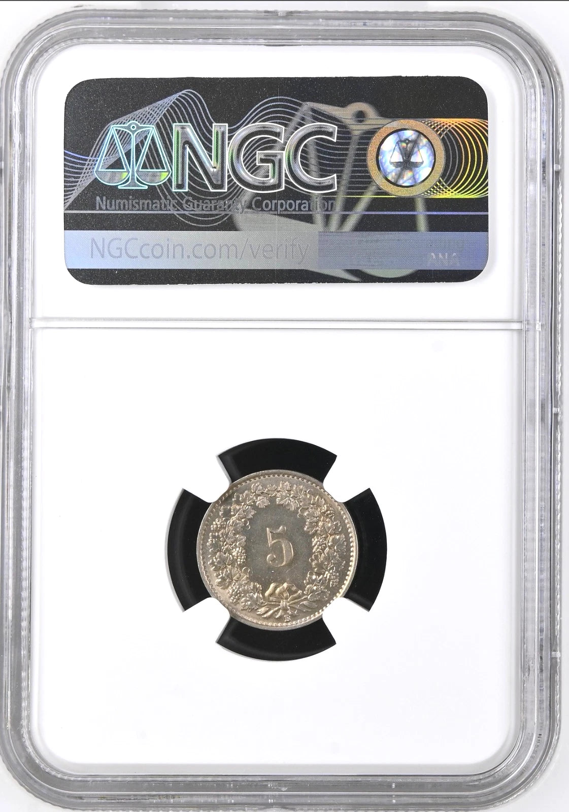 Schweiz 5 Rappen 1930 | Aussergewöhnlicher Gem Mint State  |  NGC MS65 Kabinettstück, nur zwei höher bewertet!