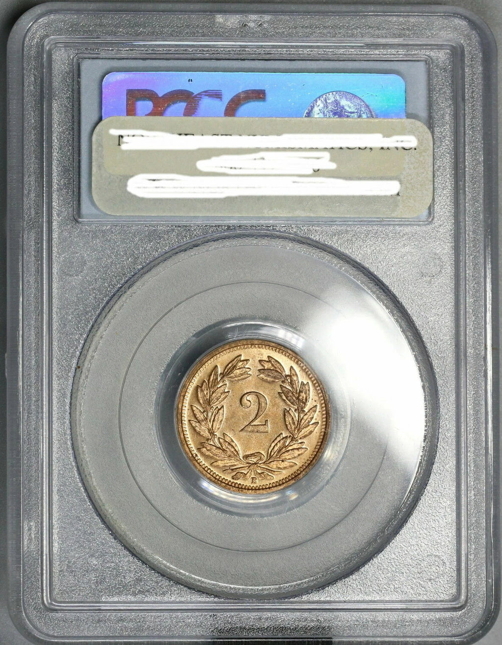 Schweiz 2 Rappen 1937 | PCGS SP64 RD Kabinettstück