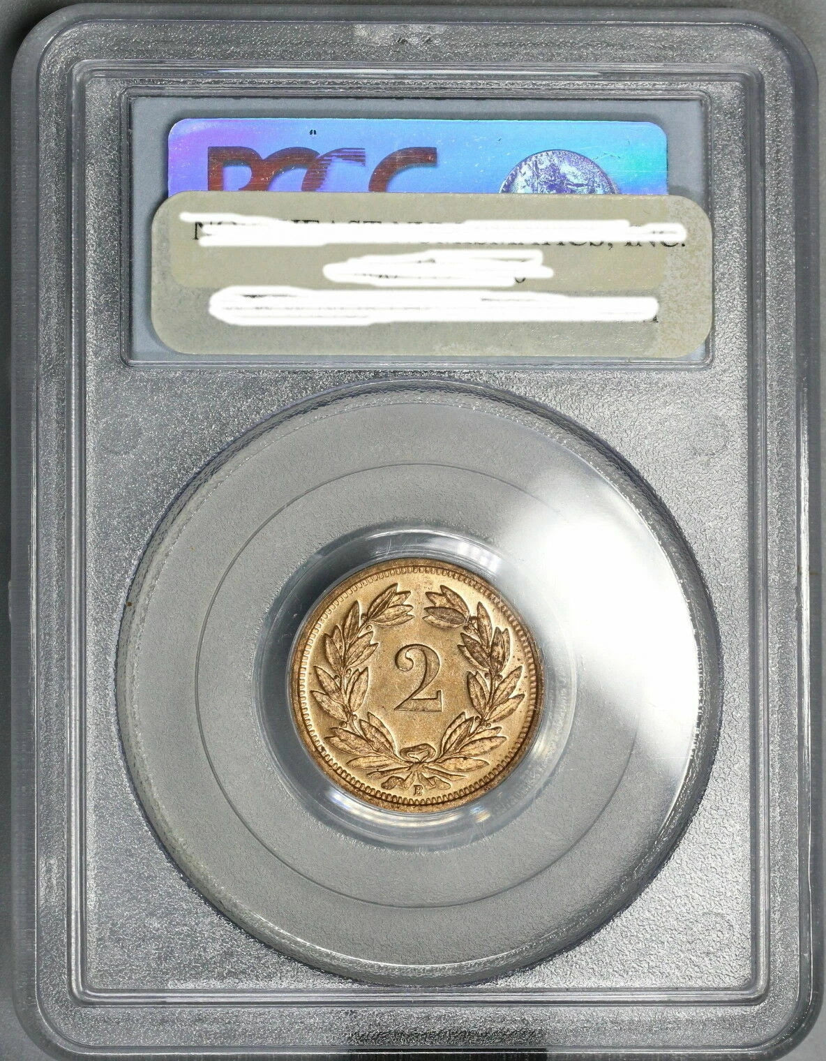 Schweiz 2 Rappen 1937 | PCGS SP64 RD Kabinettstück